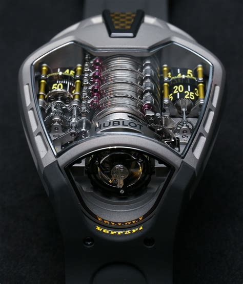 hublot ferrari engine watch